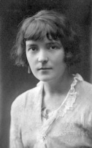 Black and white image of Katherine Mansfield