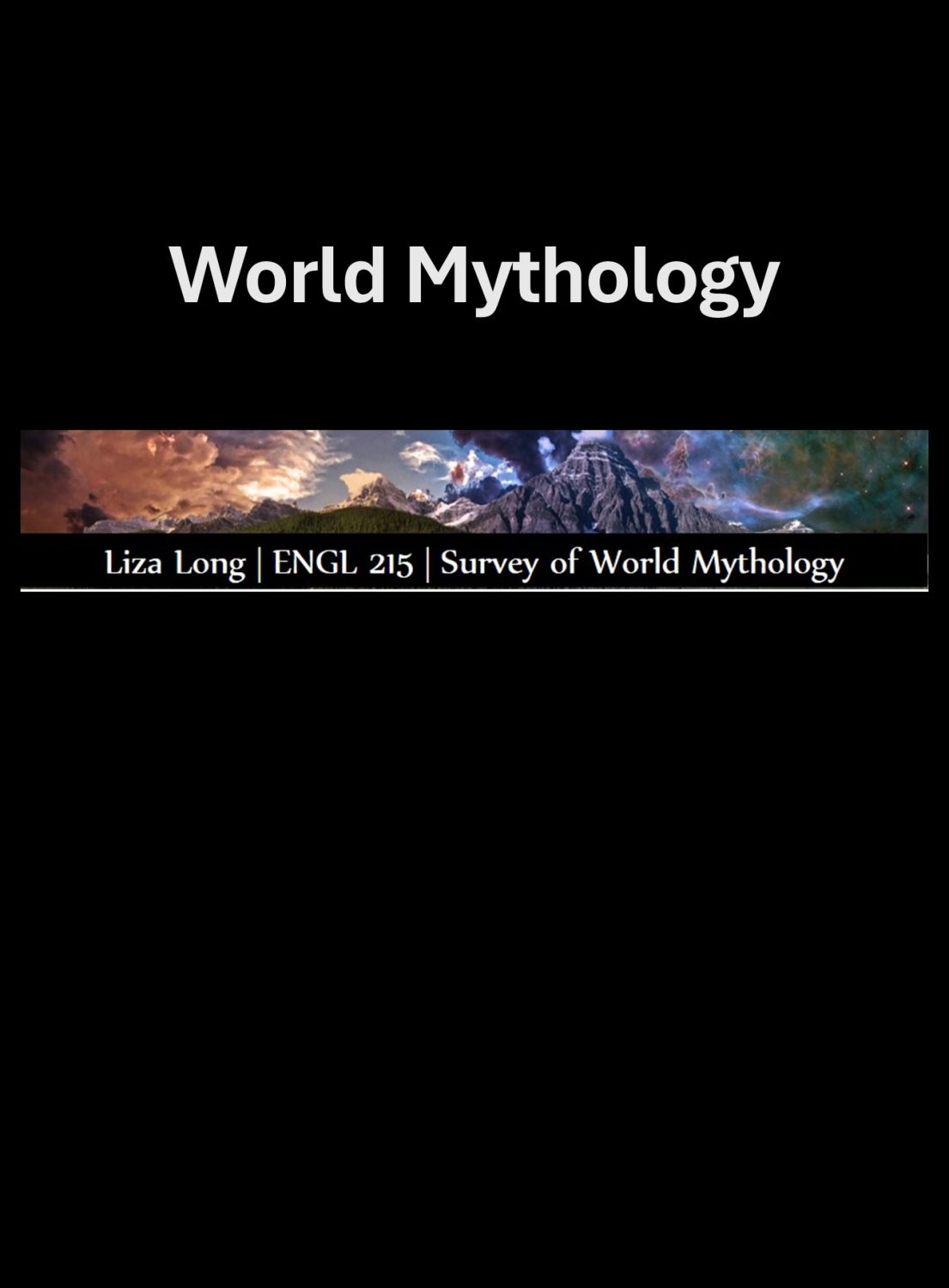 Cover image for World Mythology